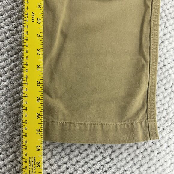 American Eagle Pants Men 32 (34X27) Khaki Beige The Original Boot Mid Rise - Picture 12 of 16